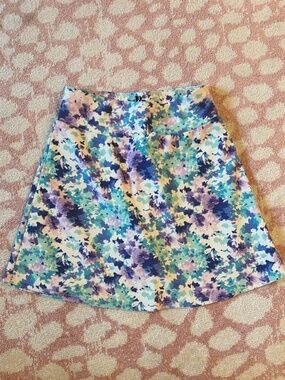 Floral Print Runway Skort - Girls Size 8/10